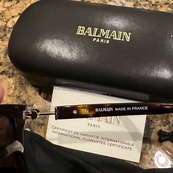 Balmain Aviator sunglasses • made in France - Picture 7 of 10